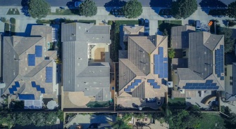 Overhead Rooftop Solar Panels, YSG Solar
